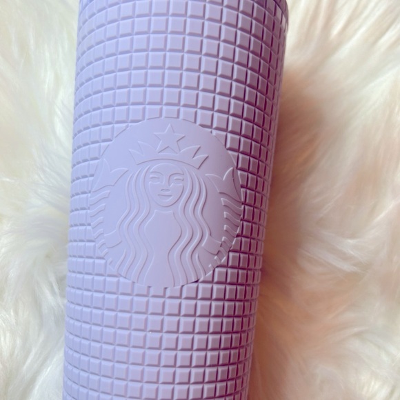 Starbucks Lilac Soft Grid Cup Cold Lavender Tumbler Venti NWT Limited New 2021 - Picture 10 of 13